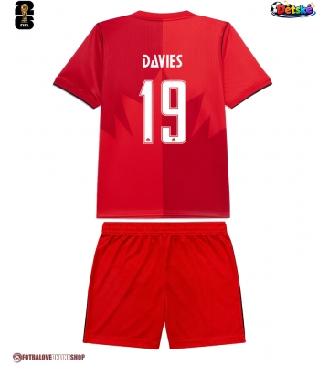 Kanada Alphonso Davies #19 Domácí dres komplet pro Děti MS 2026 Krátkým Rukávem (+ Krátké kalhoty)